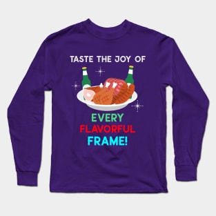 Food bloggers flavor frame Long Sleeve T-Shirt